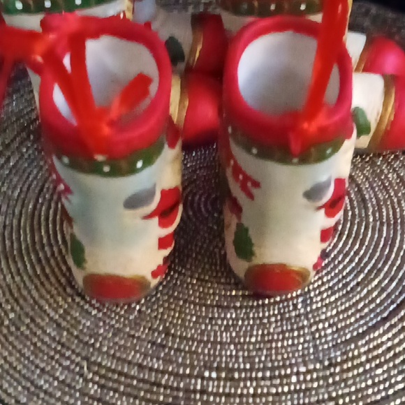 Vintage Santa in a Boot Tree Ornaments - Picture 5 of 6